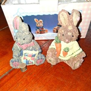 *bogo* Decorative Bunny Figurines Set - Multicolor